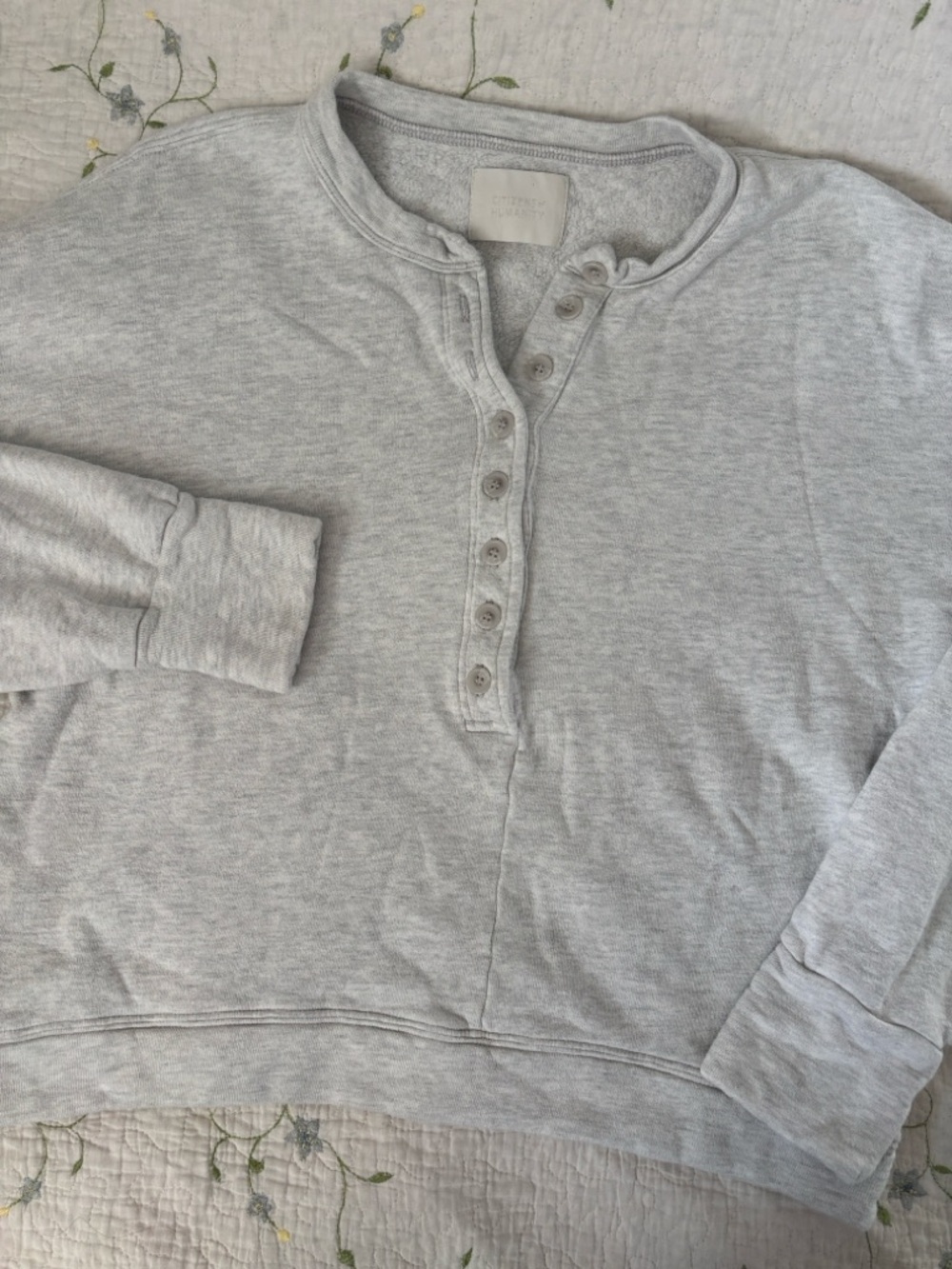 Citizens of Humanity Large Cora Henley Sweatshirt